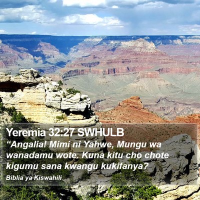 Yeremia 32:27 SWHULB Bible Verse Image