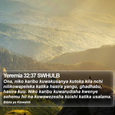 Yeremia 32:37 SWHULB Bible Verse Image