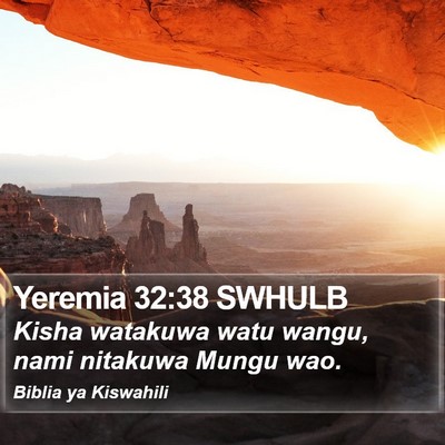 Yeremia 32:38 SWHULB Bible Verse Image