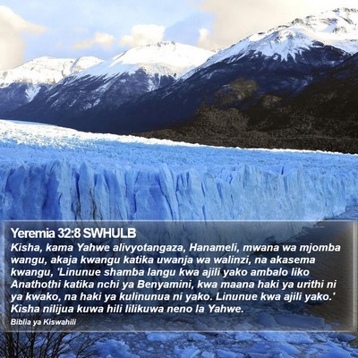 Yeremia 32:8 SWHULB Bible Verse Image