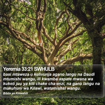 Yeremia 33:21 SWHULB Bible Verse Image