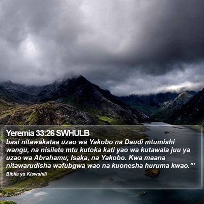 Yeremia 33:26 SWHULB Bible Verse Image