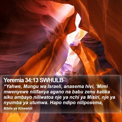 Yeremia 34:13 SWHULB Bible Verse Image