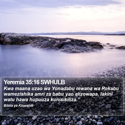 Yeremia 35:16 SWHULB Bible Verse Image