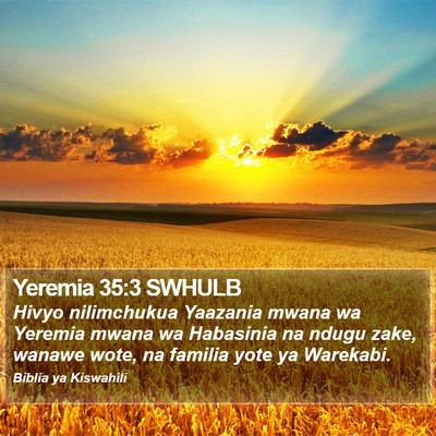 Yeremia 35:3 SWHULB Bible Verse Image