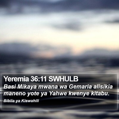 Yeremia 36:11 SWHULB Bible Verse Image