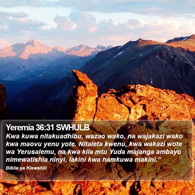 Yeremia 36:31 SWHULB Bible Verse Image