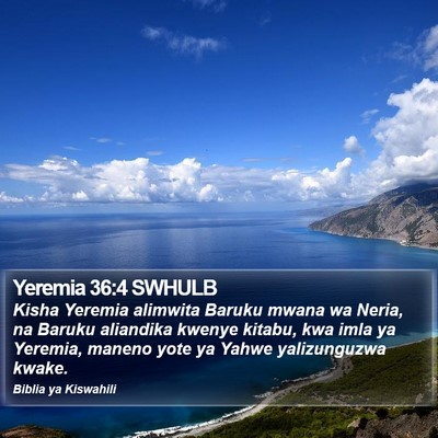 Yeremia 36:4 SWHULB Bible Verse Image