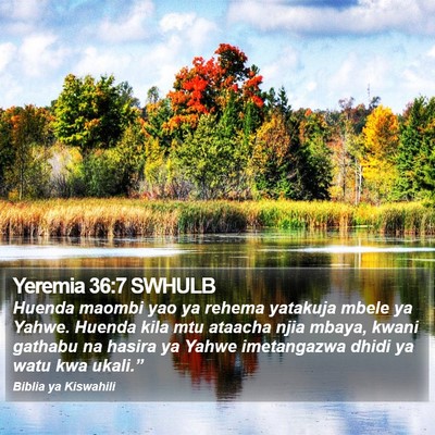Yeremia 36:7 SWHULB Bible Verse Image