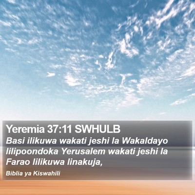 Yeremia 37:11 SWHULB Bible Verse Image