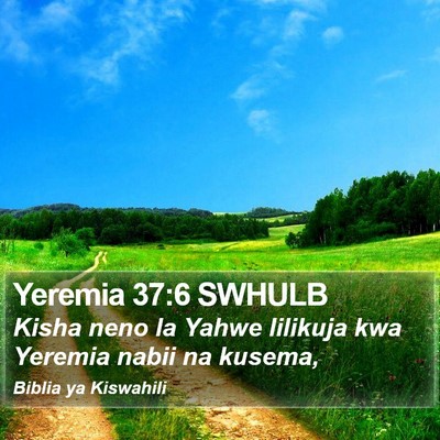Yeremia 37:6 SWHULB Bible Verse Image