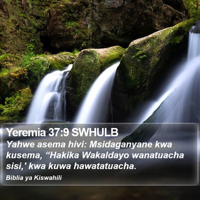 Yeremia 37:9 SWHULB Bible Verse Image