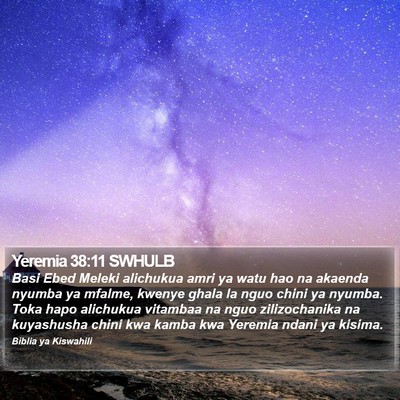 Yeremia 38:11 SWHULB Bible Verse Image