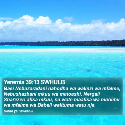 Yeremia 39:13 SWHULB Bible Verse Image