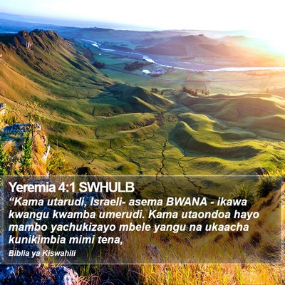 Yeremia 4:1 SWHULB Bible Verse Image