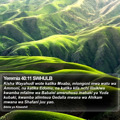Yeremia 40:11 SWHULB Bible Verse Image