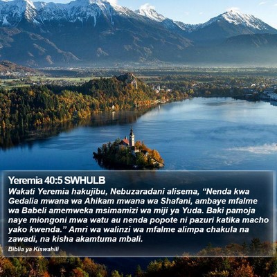 Yeremia 40:5 SWHULB Bible Verse Image