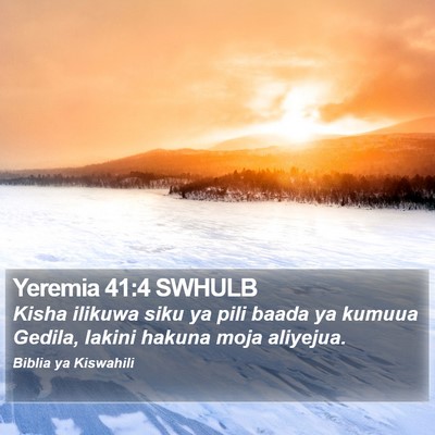 Yeremia 41:4 SWHULB Bible Verse Image
