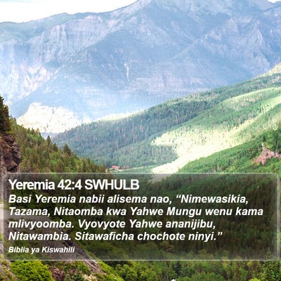 Yeremia 42:4 SWHULB Bible Verse Image
