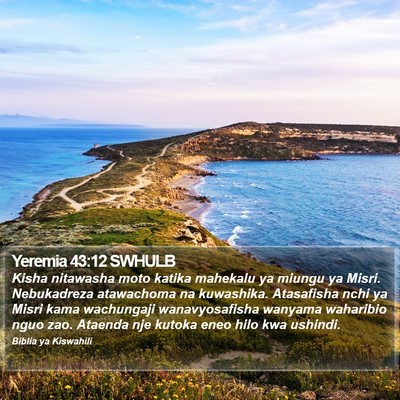 Yeremia 43:12 SWHULB Bible Verse Image
