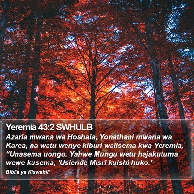 Yeremia 43:2 SWHULB Bible Verse Image
