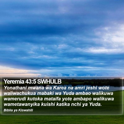 Yeremia 43:5 SWHULB Bible Verse Image