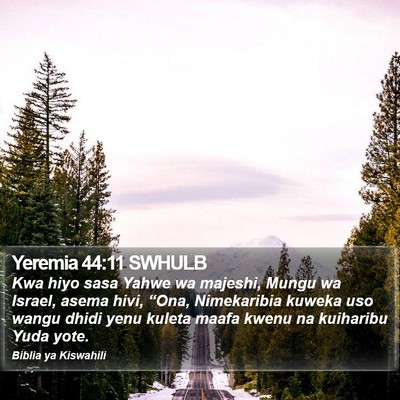 Yeremia 44:11 SWHULB Bible Verse Image
