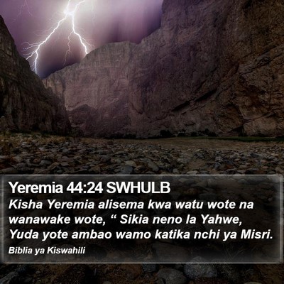 Yeremia 44:24 SWHULB Bible Verse Image