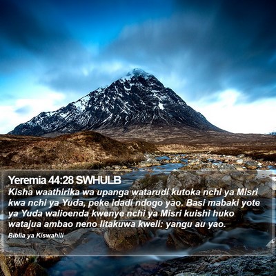 Yeremia 44:28 SWHULB Bible Verse Image