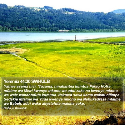 Yeremia 44:30 SWHULB Bible Verse Image