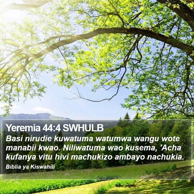 Yeremia 44:4 SWHULB Bible Verse Image