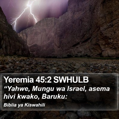 Yeremia 45:2 SWHULB Bible Verse Image