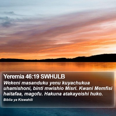Yeremia 46:19 SWHULB Bible Verse Image