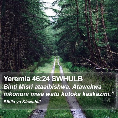 Yeremia 46:24 SWHULB Bible Verse Image