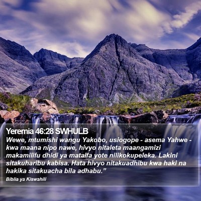 Yeremia 46:28 SWHULB Bible Verse Image