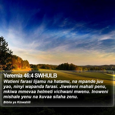 Yeremia 46:4 SWHULB Bible Verse Image