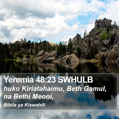 Yeremia 48:23 SWHULB Bible Verse Image