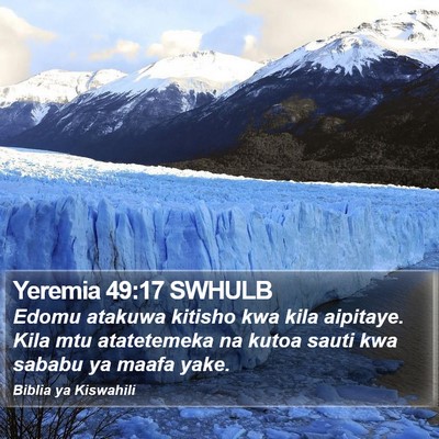 Yeremia 49:17 SWHULB Bible Verse Image