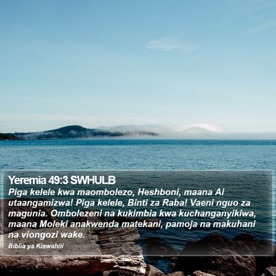 Yeremia 49:3 SWHULB Bible Verse Image