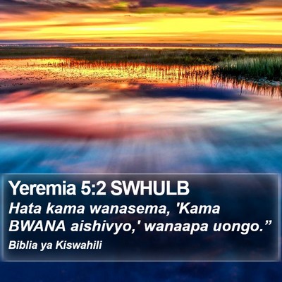 Yeremia 5:2 SWHULB Bible Verse Image