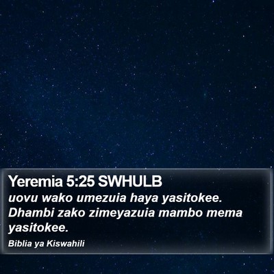 Yeremia 5:25 SWHULB Bible Verse Image