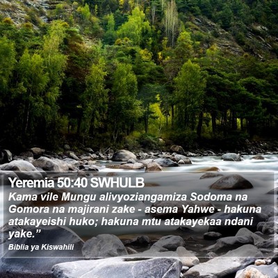 Yeremia 50:40 SWHULB Bible Verse Image