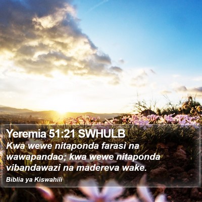 Yeremia 51:21 SWHULB Bible Verse Image