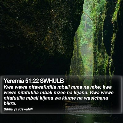 Yeremia 51:22 SWHULB Bible Verse Image