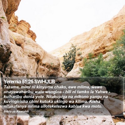 Yeremia 51:25 SWHULB Bible Verse Image
