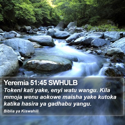 Yeremia 51:45 SWHULB Bible Verse Image
