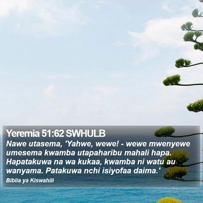 Yeremia 51:62 SWHULB Bible Verse Image