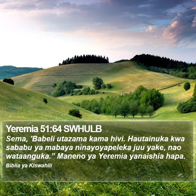 Yeremia 51:64 SWHULB Bible Verse Image