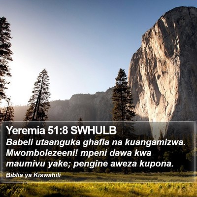 Yeremia 51:8 SWHULB Bible Verse Image