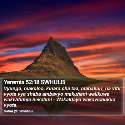 Yeremia 52:18 SWHULB Bible Verse Image